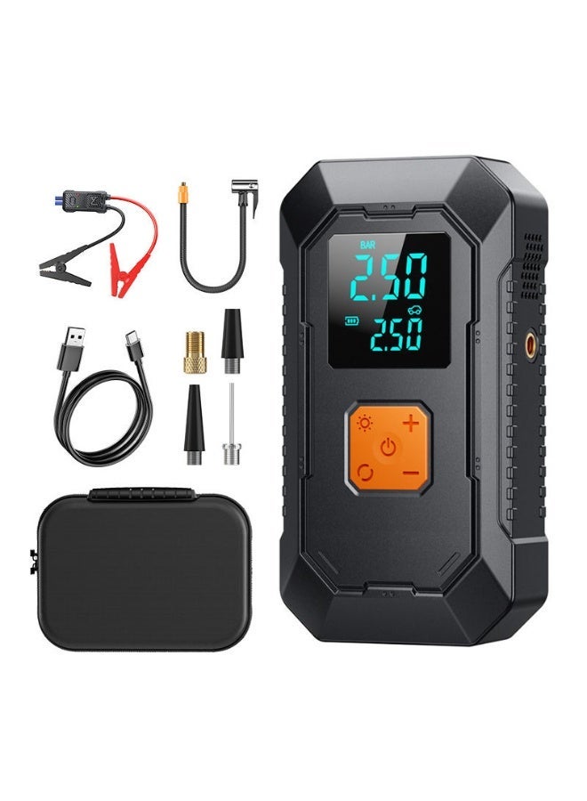 Ramadan Road Trip Essential | Wireless Air Compressor Tire Inflator, Compatible with Cars/Bikes/Power Bank Adapters, Portable High-Pressure Pump - Image 1